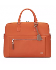 Roncato Cartella donna porta pc 15,6 Woman biz Arancio tasche esterne nylon