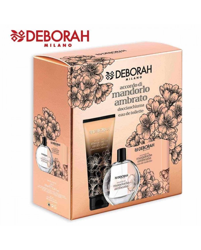 Deborah Cofanetto Mandorlo Ambrato Edt 100ml e Doccia Schiuma