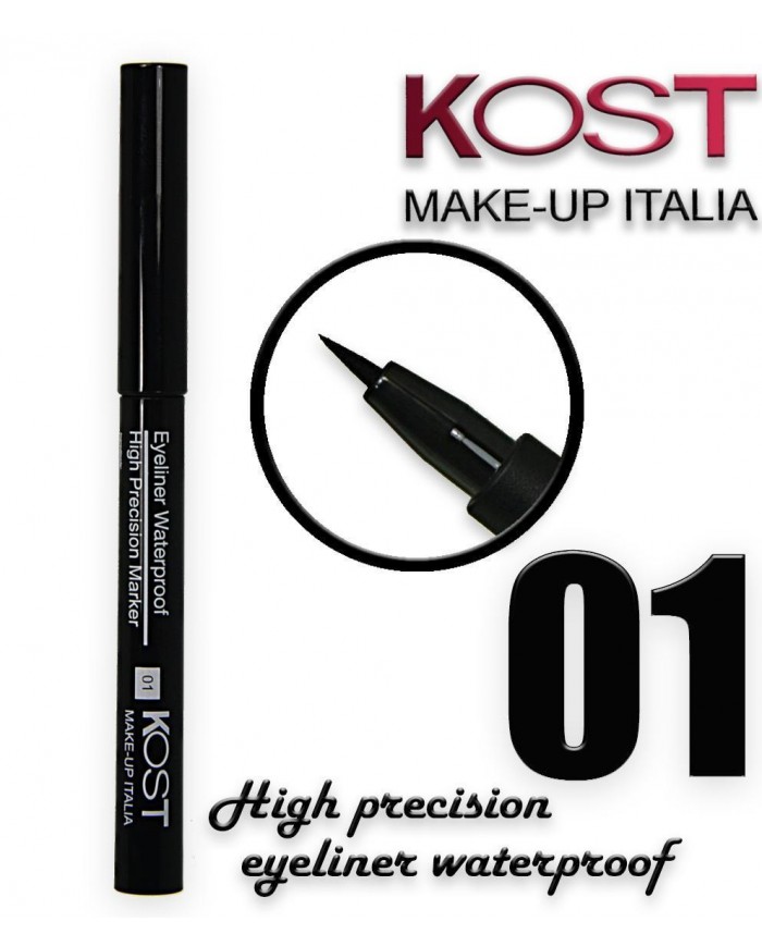Eyeliner Penna Waterproof Kost 01 Nero - Precisione e Lunga Durata