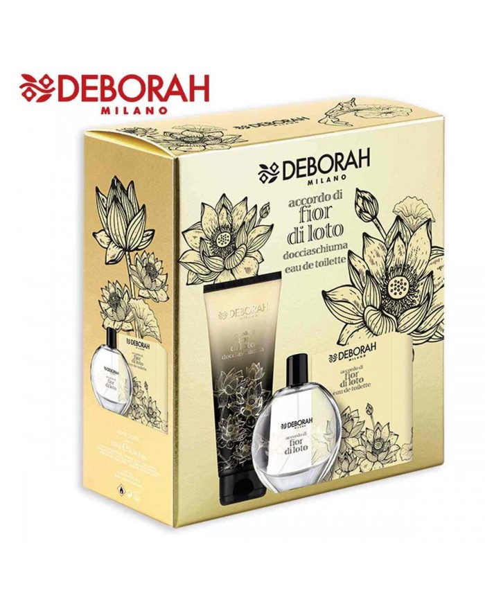 Deborah Cofanetto 2024 Fior di Loto Edt 100ml e Doccia 250ml Idea Regalo