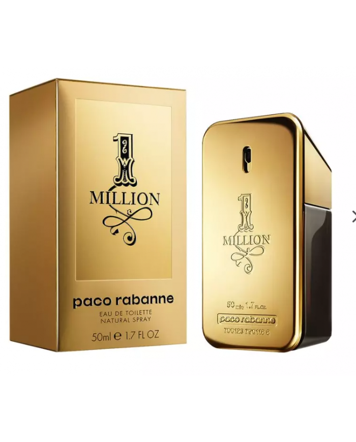 Paco Rabanne 1 Million 50ml Eau de Toilette Profumo Uomo Legnoso Speziato  3349668612598