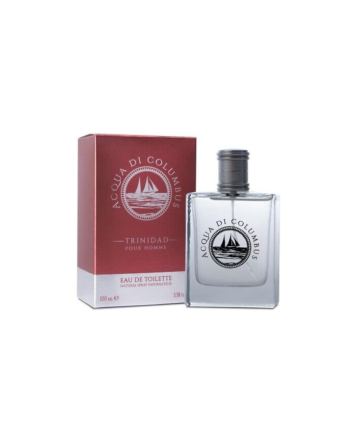 Acqua di columbus profumo da uomo trinidad  100 ml vapo rosa selvatica e cedro