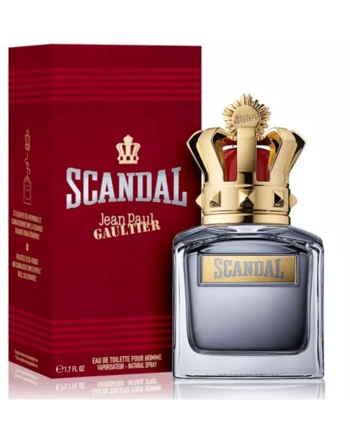 JEAN PAUL GAULTIER SCANDAL POUR HOMME - EAU DE TOILETTE 50 ML VAPO - PROFUMO UOMO LEGNOSO AMBRATO