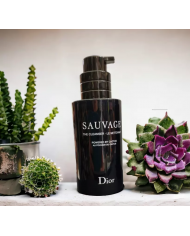 Dior sauvage nettoyant visage purificante per il viso al carbone nero e cactus