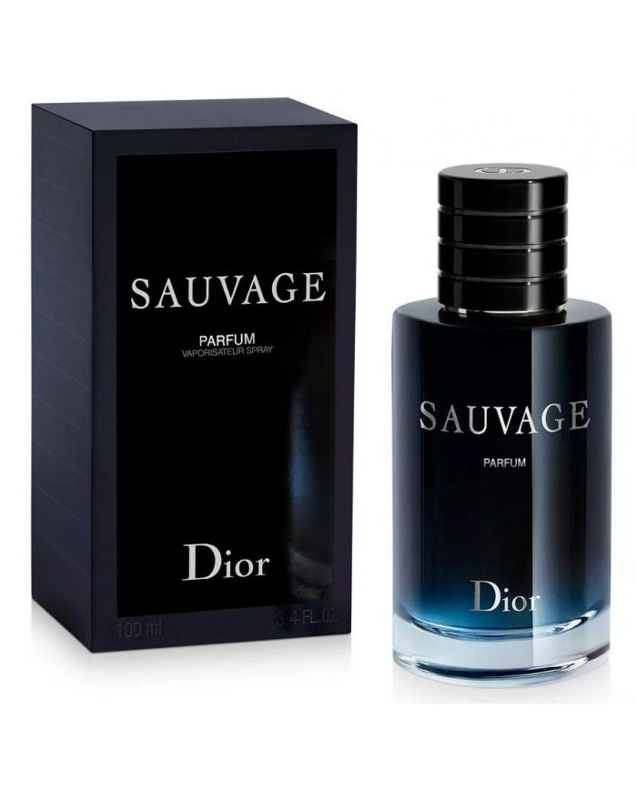DIOR SAUVAGE PARFUM 100 ML VAPO MASCHILE SANDALO FAVA TONCA E VANIGLIA