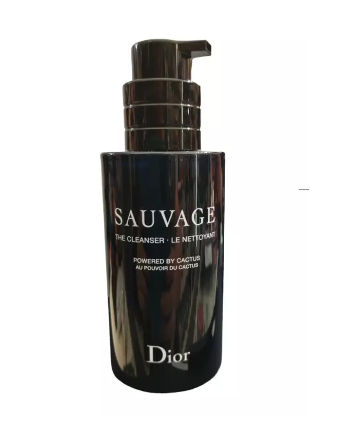 Dior sauvage nettoyant visage purificante per il viso al carbone nero e cactus