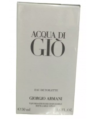 Acqua di Giò Giorgio Armani Eau de Toilette Profumo Uomo EDT 50ml Ricaricabile