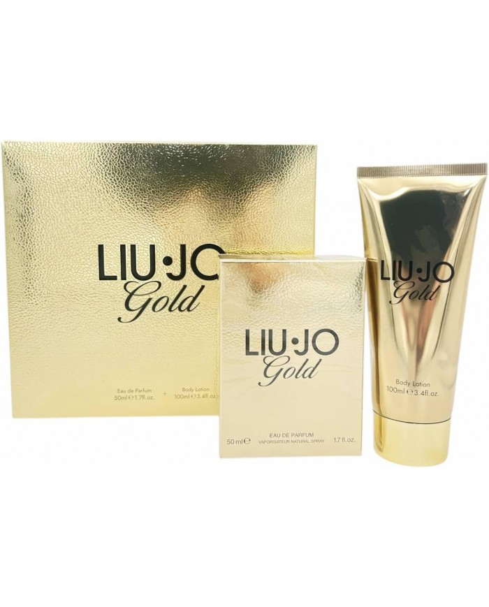 Liu Jo Gold Set Regalo Donna Eau De Parfum 50ml + Crema Corpo 100ml