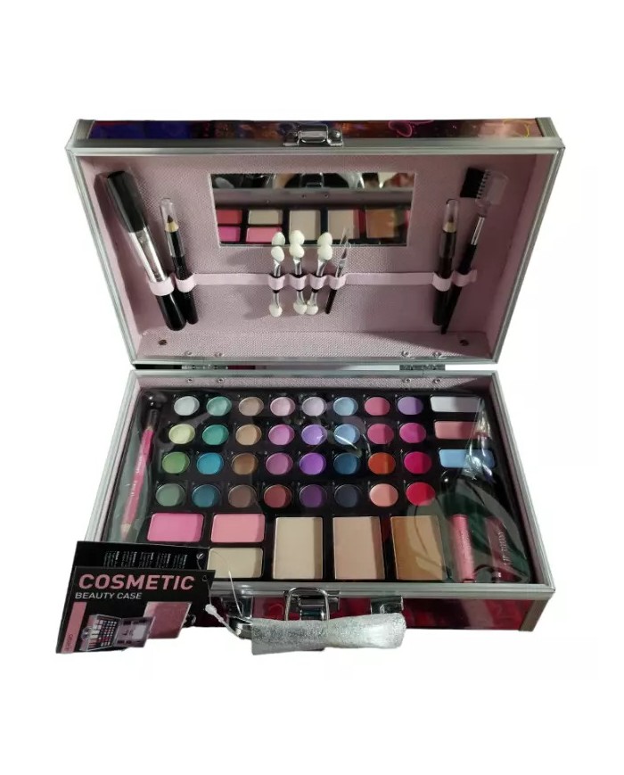 Cosmetic beauty case Set di mak up colorati da 53 pezzi trousse completa