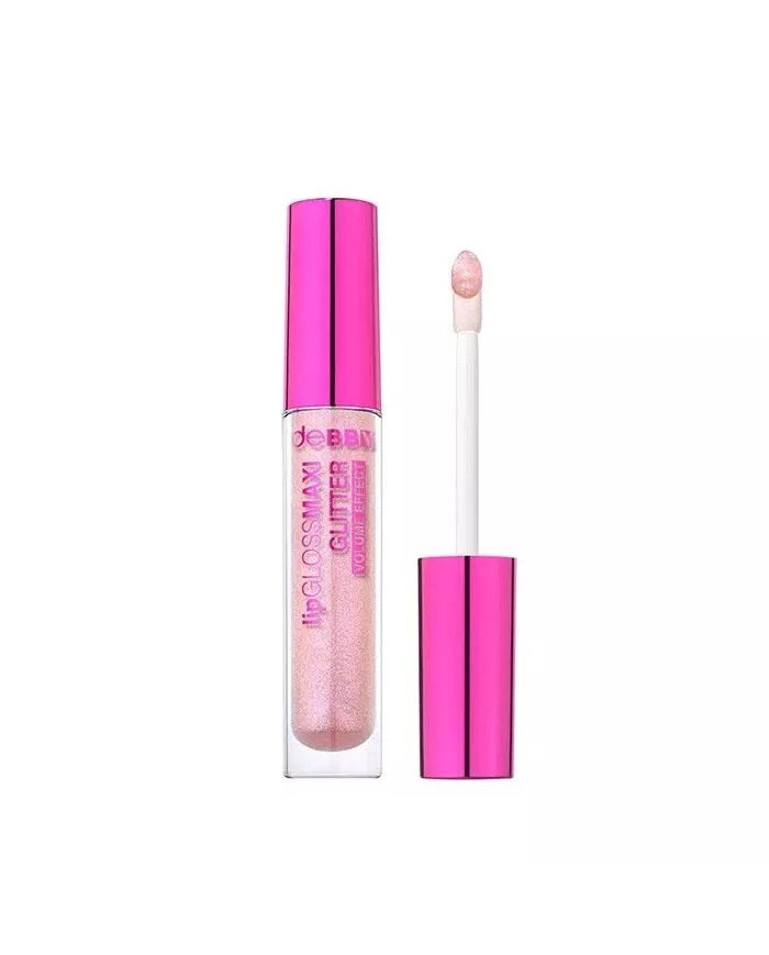 DEBBY Lipgloss Maxi Glitter 03 Sparkly Pink con Acido Ialuronico