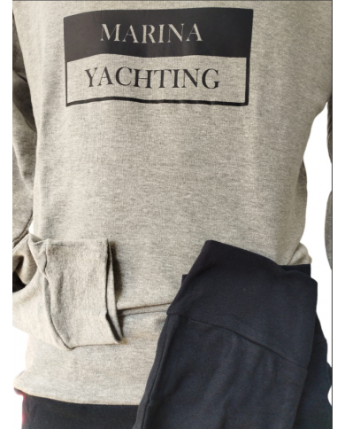 Marina Yachting pigiama da  uomo in caldo cotone per inverno freddo leggero