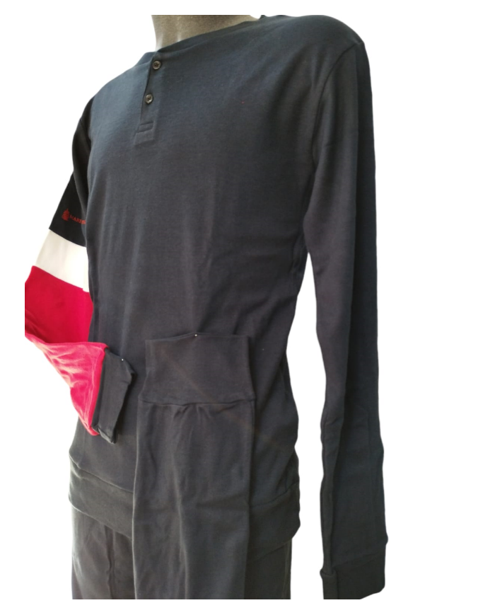 Marina Yachting pigiama maschile in caldo cotone per inverno freddo