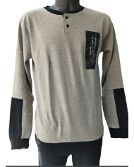 Marina Yachting pigiama maschile manica lunga caldo cotone per inverno freddo