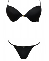 Gianmarco Venturi Coordinato gioiello perizoma e reggiseno imbottito preformato