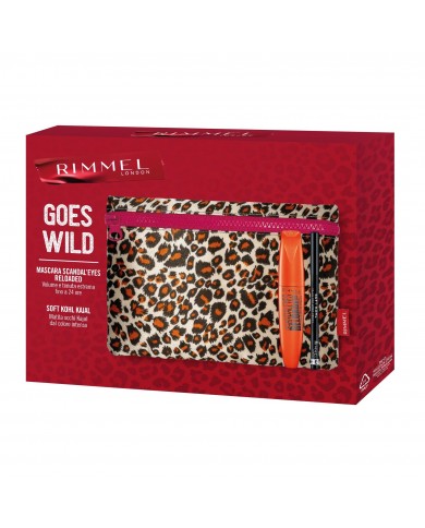 Rimmel Cofanetto Trucco Goes Wild Mascara Reloaded e Matita Occhi 3616306330405