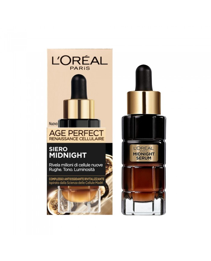L OREAL AGE PERFECT SIERO VISO NOTTE ANTIOSSIDANTE RIVITALIZZANTE RENAISSANCE