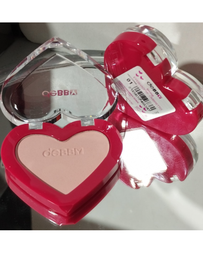 Debby love cuore  rosso san valentino ombretto in polvere 01 ballerina