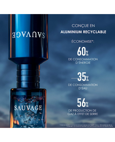 DIOR SAUVAGE RICARICA REFILL RECHARGE EAU DE TOILETTE MASCHILE 300 ML AMBRATO