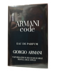Armani code fragranza accattivante sensuale eau de parfum 30 ml vapo refillable