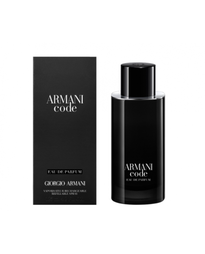 armani code eau de parfum 75ml vapo ricaricabile  fragranza maschile sensuale