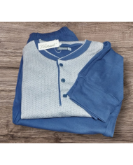 Il granchio pigiama calibrato maschile a manica lunga caldo cotone per inverno