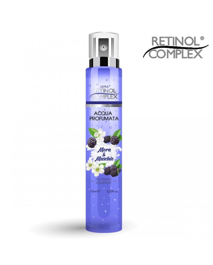 Acqua Profumata Retinol Complex Mora e Muschio 75ml – Idratazione e Freschezza