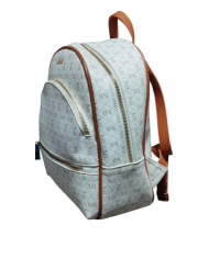 Michael Bolton zaino beige da donna con tre tasche esterne