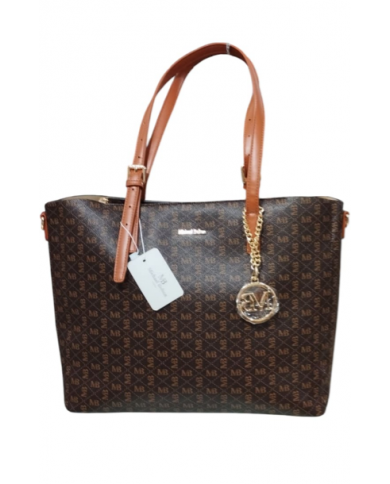 Michael Bolton borsa brown da donna con doppio manico allungabile e tracolla  1000000498325