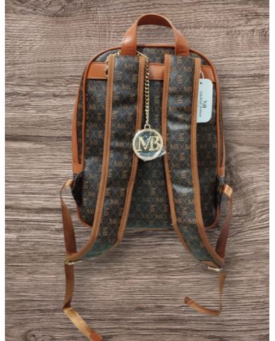 Michael Bolton zaino brown da donna con tasca esterna capiente