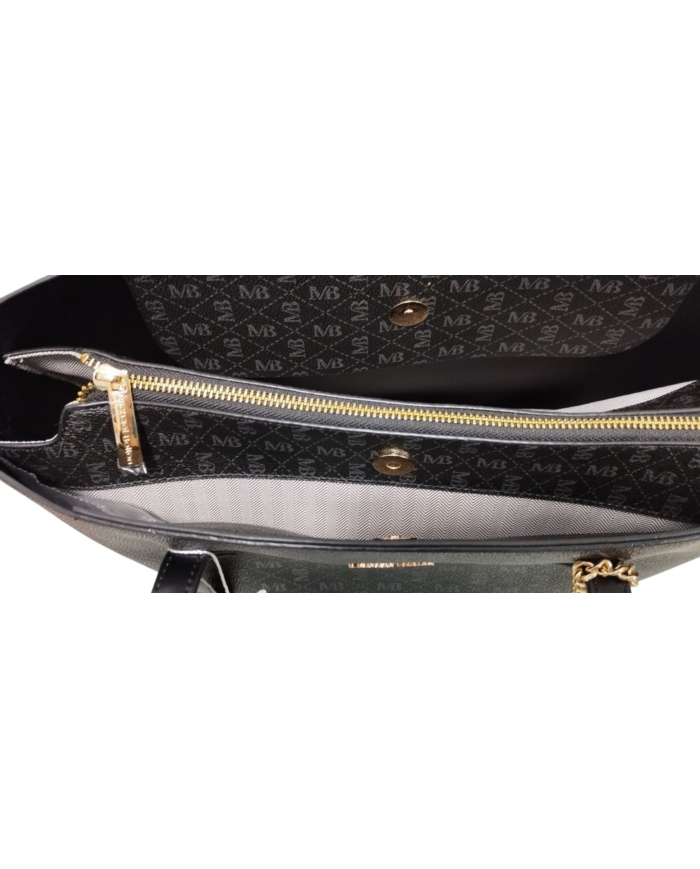 Michael Bolton borsa black da donna con doppio manico allungabile e tracolla