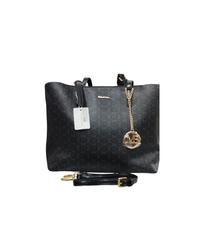 Michael Bolton borsa black da donna con doppio manico allungabile e tracolla