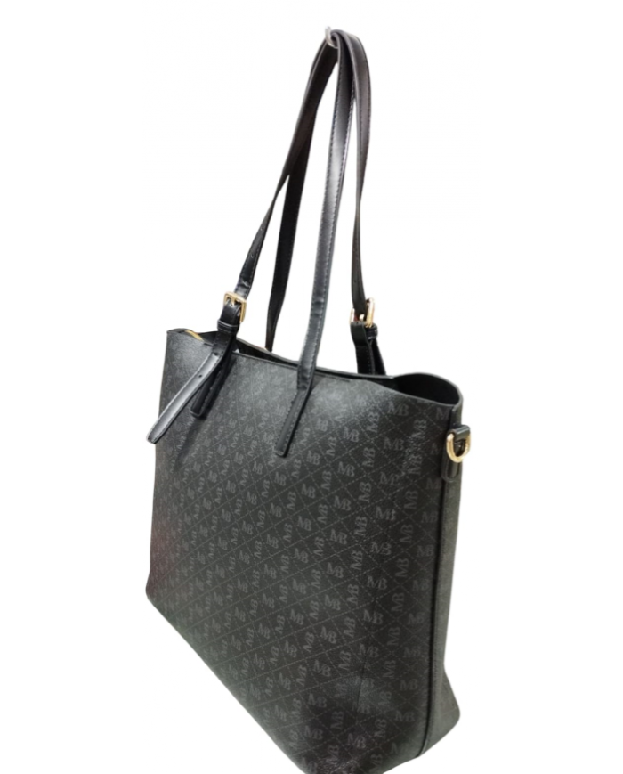 Michael Bolton borsa black da donna con doppio manico allungabile e tracolla