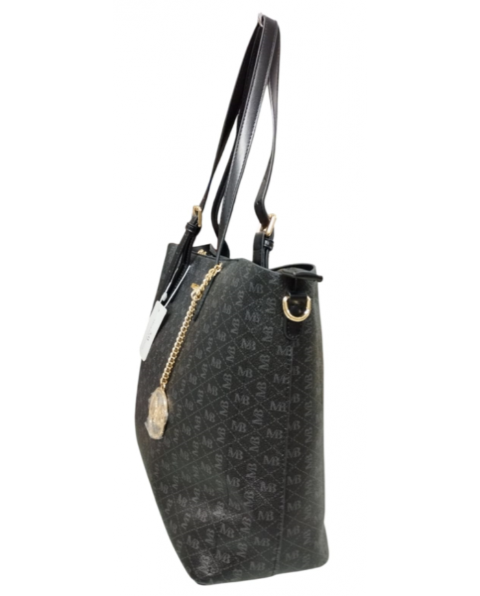 Michael Bolton borsa black da donna con doppio manico allungabile e tracolla