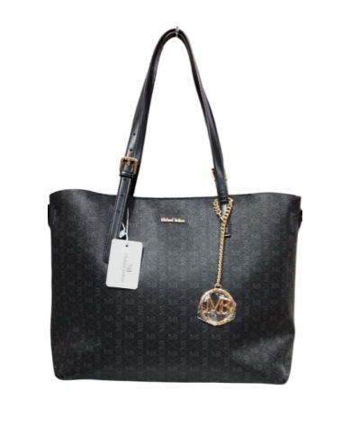 Michael Bolton borsa black da donna con doppio manico allungabile e tracolla  1000000498318 Michael Bolton borsa black da donna con doppio manico allungabile e tracolla  1000000498318