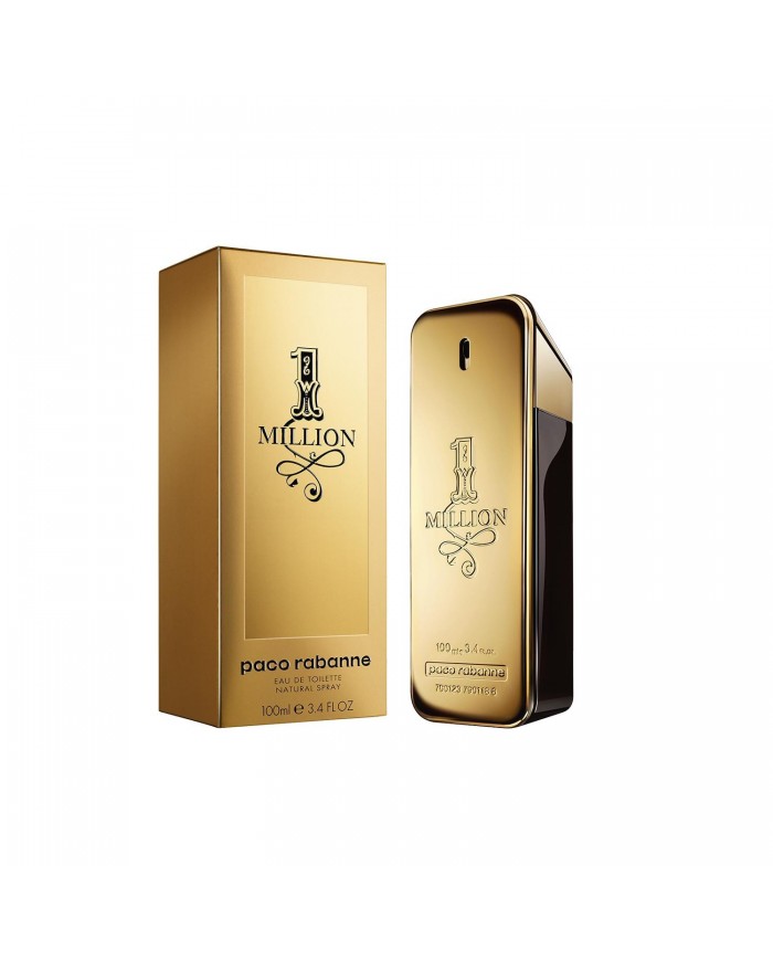 Paco Rabanne 1 Million Eau de Toilette Uomo Spray 100ml  Profumo Legnoso 3349666007921