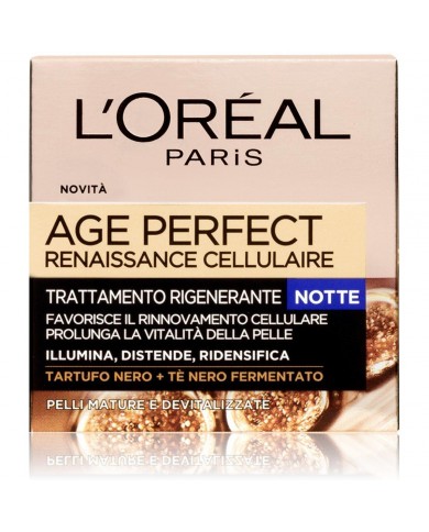 L'Oréal Age Perfect Renaissance Cellulaire Crema Viso Rivitalizzante Notte 50ml 3600522323945 L'Oréal Age Perfect Renaissance Cellulaire Crema Viso Rivitalizzante Notte 50ml 3600522323945