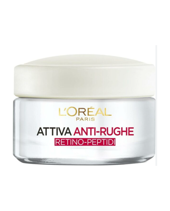 L'Oréal Paris Crema viso attiva anti-rughe con retino-peptidi  45+  
8001980111566