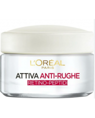 L'Oréal Paris Crema viso attiva anti-rughe con retino-peptidi  45+  
8001980111566
