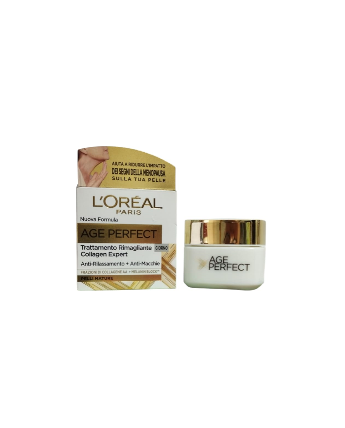 L'OREAL AGE PERFECT CREMA VISO IDRATANTE ANTI MACCHIA GIORNO  ricca di peptidi   8024417070793