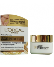 L'OREAL AGE PERFECT CREMA VISO IDRATANTE ANTI MACCHIA GIORNO  ricca di peptidi   8024417070793