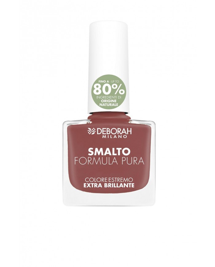 DEBORAH Milano Smalto Formula Pura 04 - 8.5ml - Colore Marrone, Finish Lucido 8009518254594