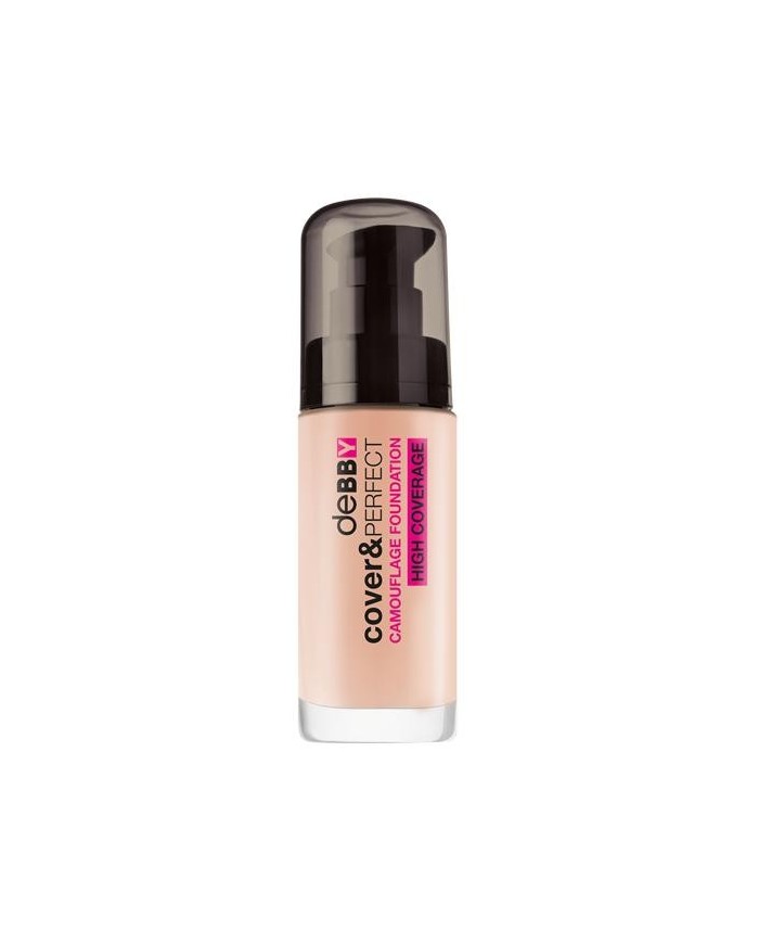 Debby Cover&Perfect Foundation 01 Nude Rose - Fondotinta Alta Coprenza 30ml 8009518329520
