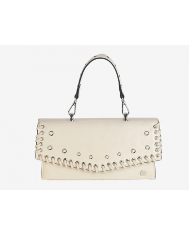 Volum Endrina Borsa a Mano Beige PU con Tracolla Regolabile Dettagli Artigianali 8432972384406
