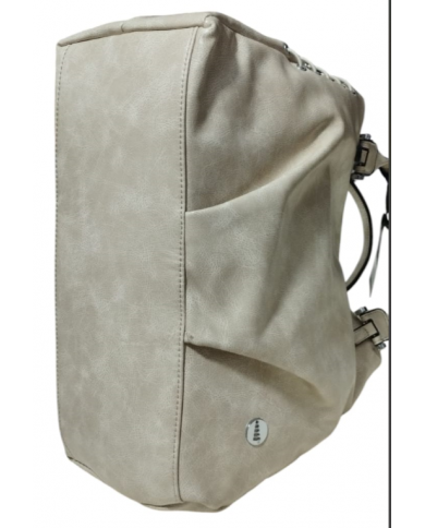 Volum Harisa Borsa a Mano Beige  con Tracolla Regolabile Dettagli Artigianali