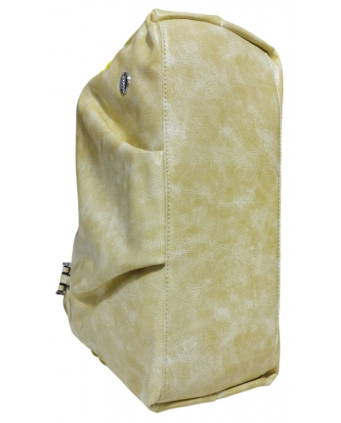 Volum Harisa Borsa a Mano Gialla con Tracolla Regolabile Dettagli Artigianali