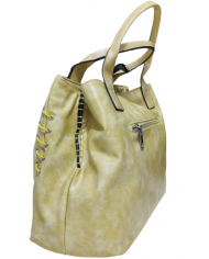 Volum Harisa Borsa a Mano Gialla con Tracolla Regolabile Dettagli Artigianali
