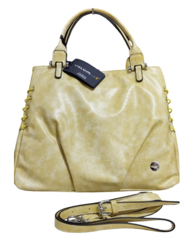 Volum Harisa Borsa a Mano Gialla con Tracolla Regolabile Dettagli Artigianali 8432972383270