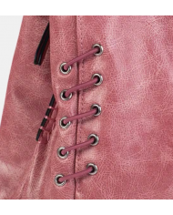 Volum Harisa Borsa a Mano granato con Tracolla Regolabile Dettagli Artigianali