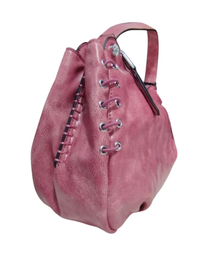 Volum Harisa Borsa a Mano granato con Tracolla Regolabile Dettagli Artigianali