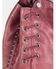 Volum Harisa Borsa a Mano granato con Tracolla Regolabile Dettagli Artigianali